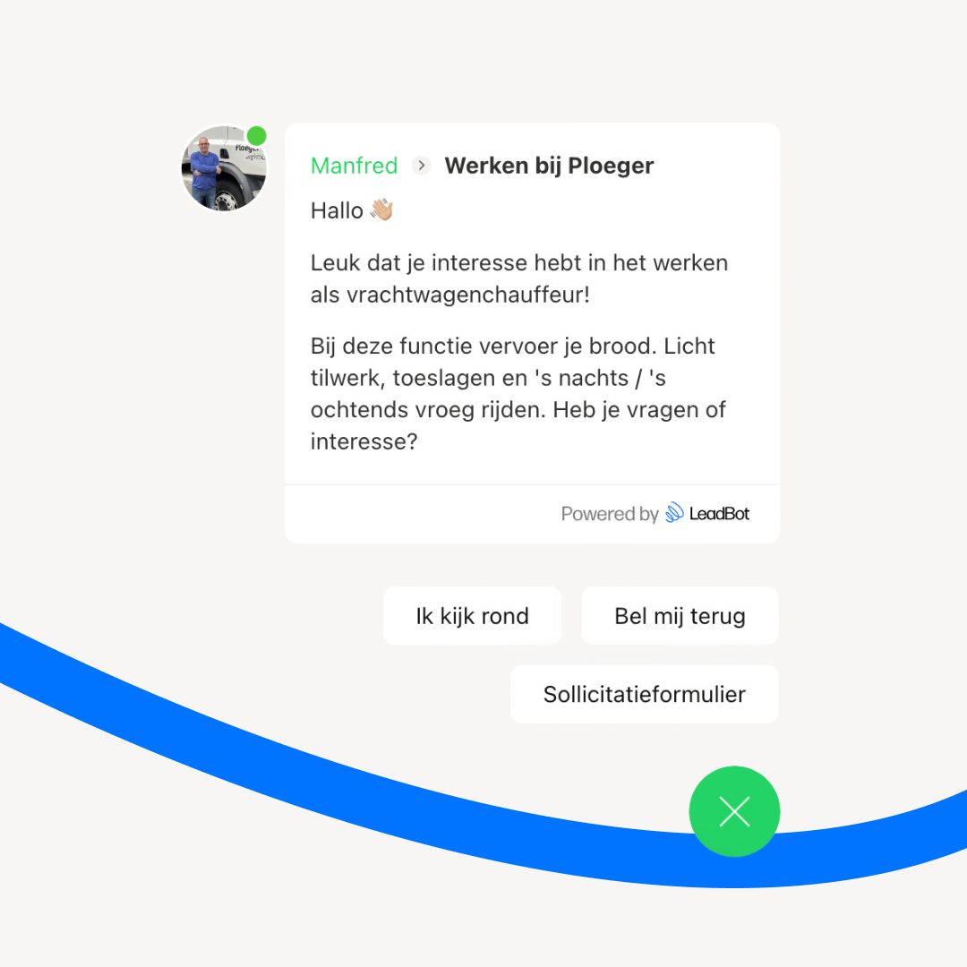 Leadgeneratie voor vacatures met LeadBot